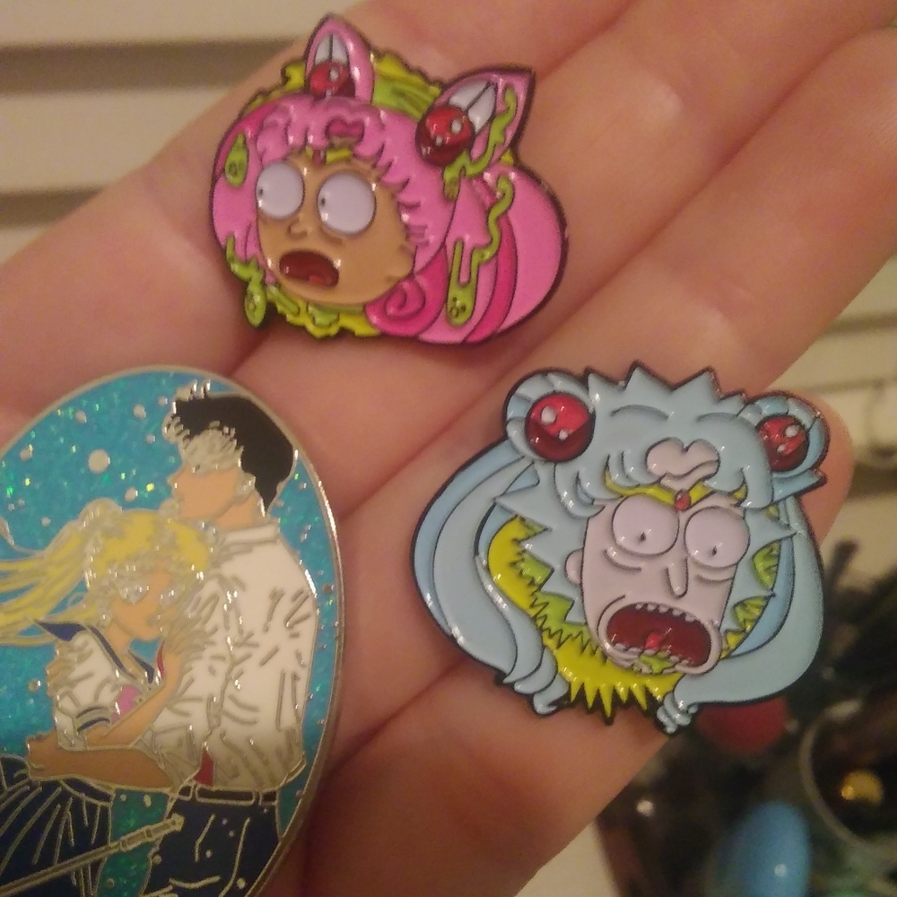 Sailor Moon enamel pins!